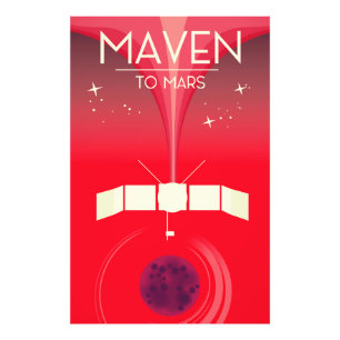 Impression Photo MAVEN - à l'art spatial de Mars.