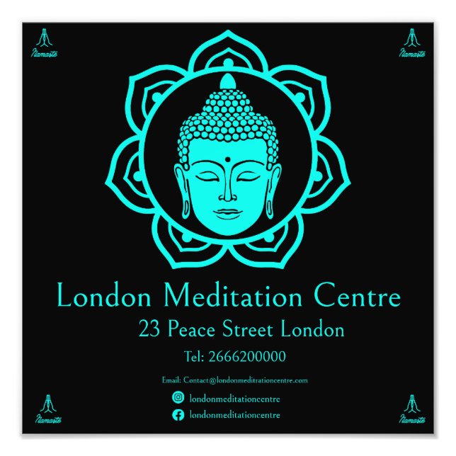 Impression Photo Méditation bouddhiste (Devant)