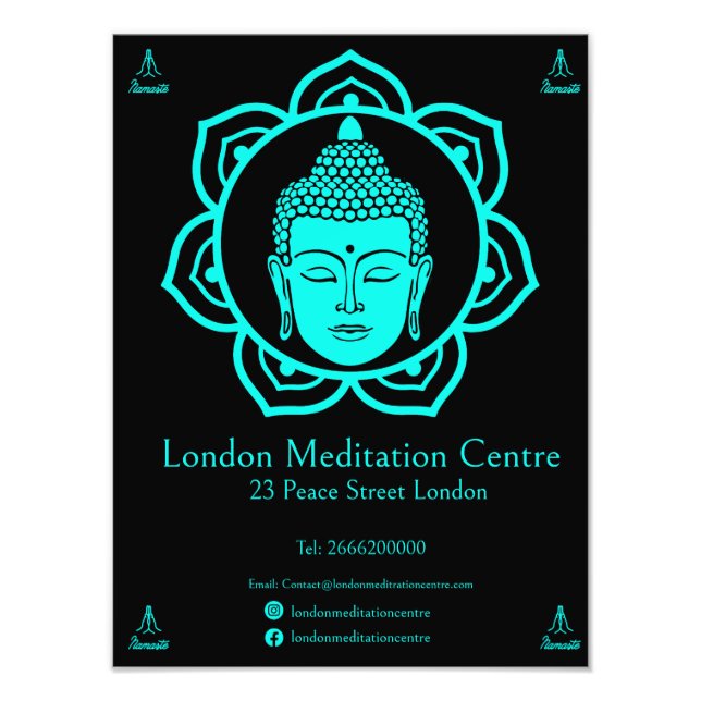 Impression Photo Méditation bouddhiste (Devant)