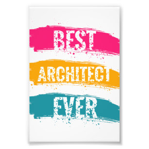 Impression Photo Meilleur architecte jamais