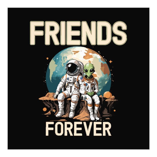 Impression Photo Meilleurs amis pour toujours  (Devant)