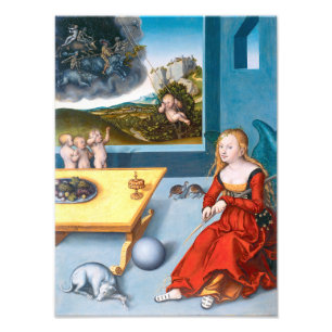 Impression Photo Mélancolie Lucas Cranach l'Ancien
