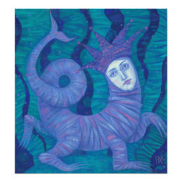 Impression Photo Melusine, Melusina, imaginaire, surréaliste, eau