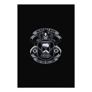 Impression Photo memento mori your time will come