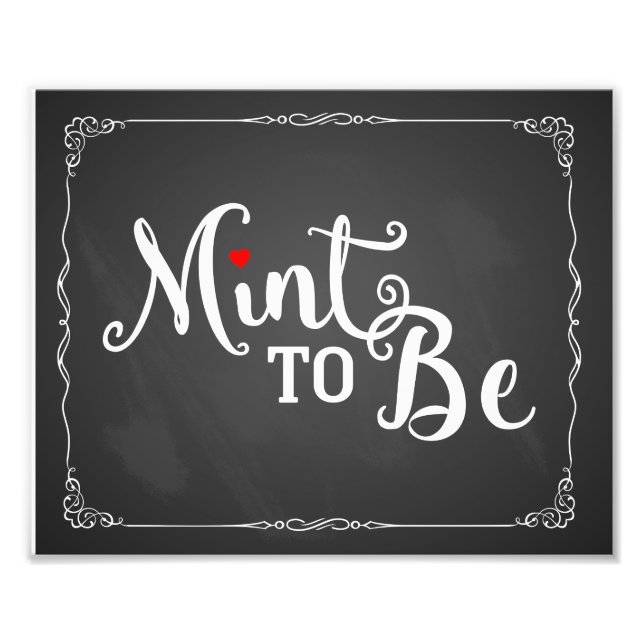 Impression Photo menthe à être, service de mariage, signe mariage,  (Devant)