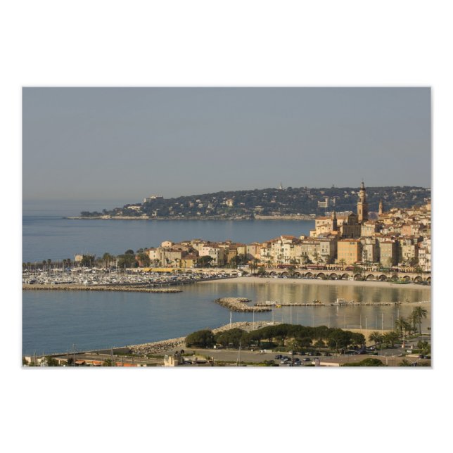 Impression Photo Menton, Côte d'Azur, France. (Devant)