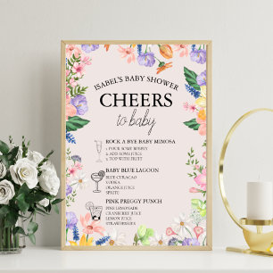Impression Photo Menu Boissons printanières fleurs sauvages Connexi