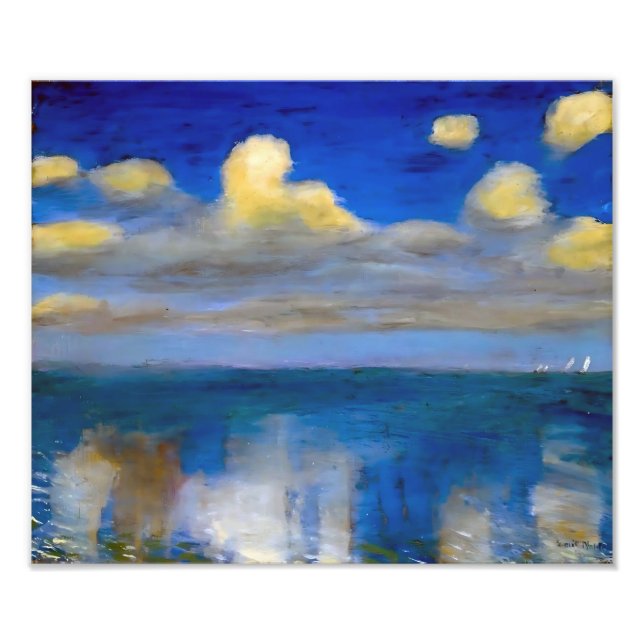 Impression Photo Mer calme | Emil Nolde | (Devant)