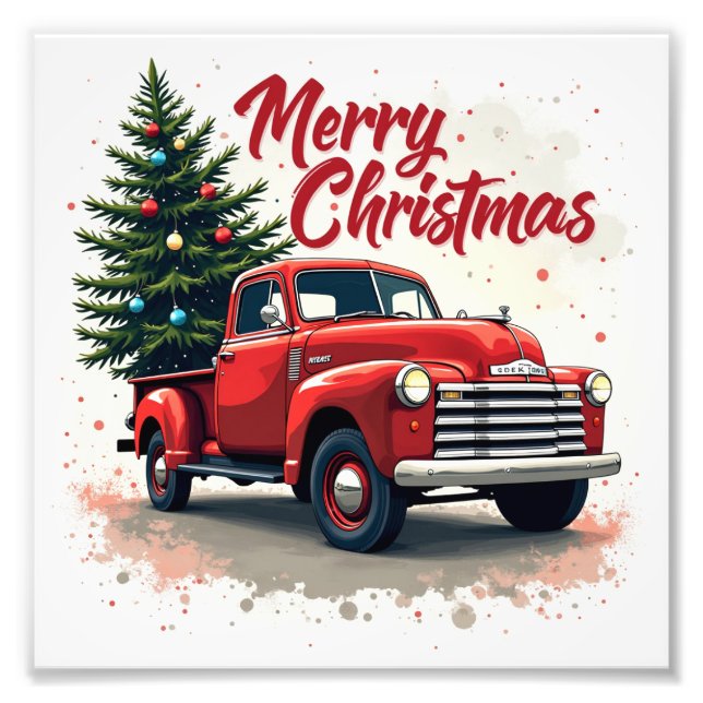 Impression Photo Merry christmas (Devant)