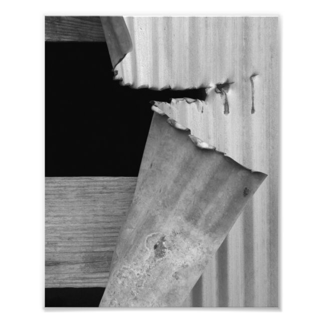 Impression Photo Métal déchiré (impression) (Devant)