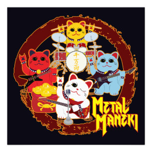 Impression Photo Métal Maneki