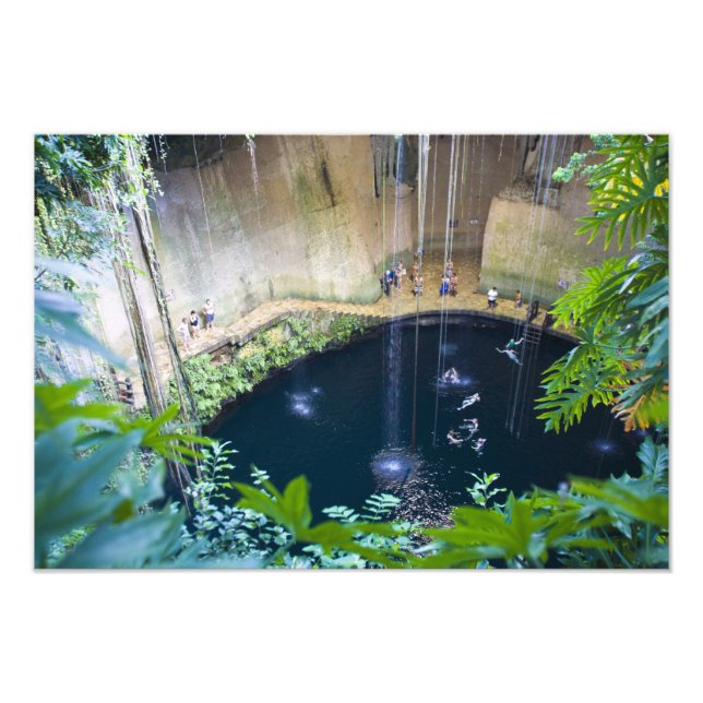 Impression Photo Mexique, Quintana Roo, près de Chichen Itza, (Devant)