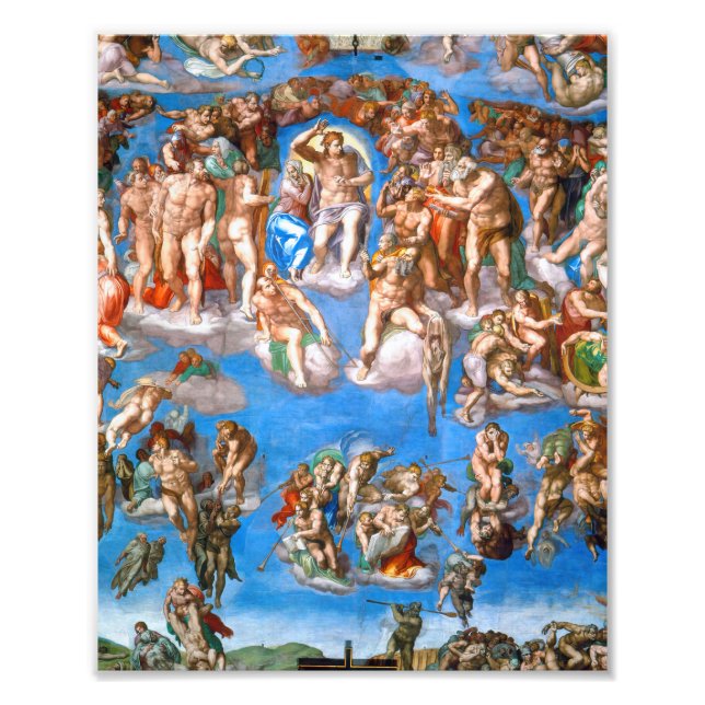 Impression Photo Michelangelo Buonarroti The Last Judgment (Devant)