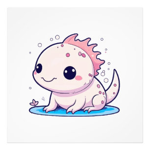 Impression Photo mignon philosophe axolotl