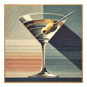 Impression Photo Milieu du siècle moderne 2 Heure du cocktail Marti