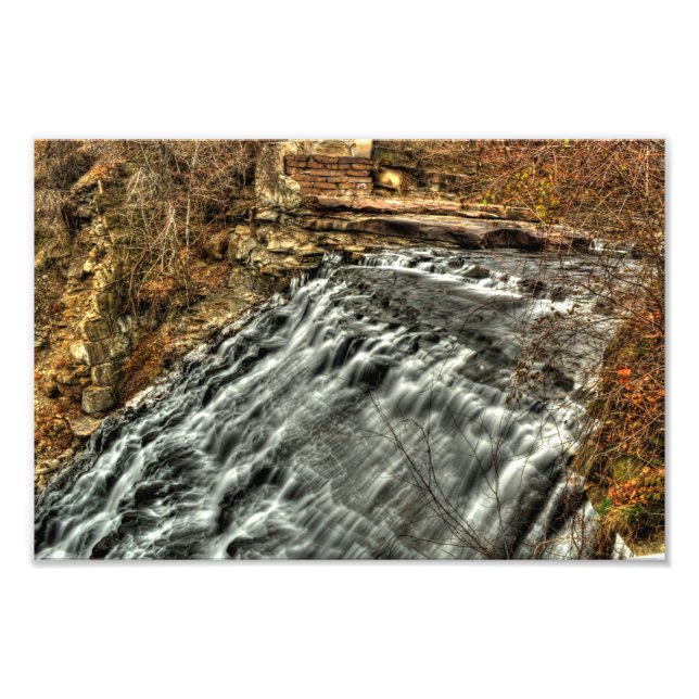 Impression Photo Mill Creek Falls, Cleveland, Ohio (Devant)