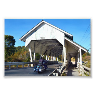 Impression Photo Miller's Run Covered Bridge, Lyndon, Vermont
