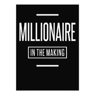 Impression Photo Millionaire dans l'entrepreneuriat motivationnel