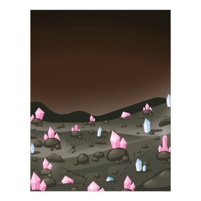 Impression Photo Mine de diamants (Devant)