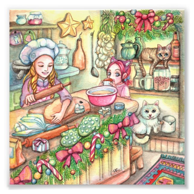 Impression Photo Mini chef en cuisine (Devant)