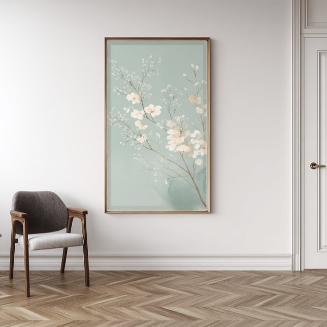 Impression Photo Minimalist Japandi Floral Wall Art Print (Créateur téléchargé)