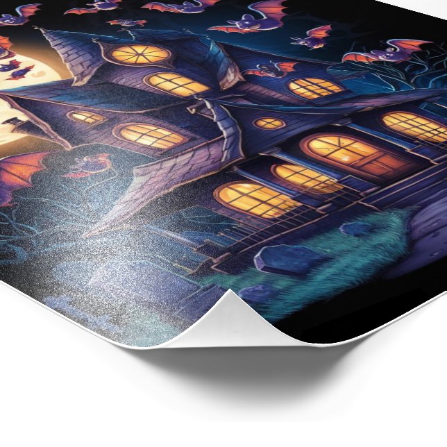 Impression Photo Minuit au domaine hanté (Coin)