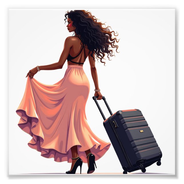 Impression Photo Miss africaine (Devant)