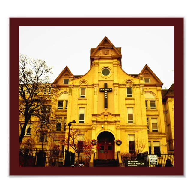 Impression Photo Mission de Secourt de Milwaukee (Devant)