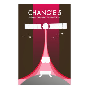 Impression Photo Mission d'exploration lunaire Chang'e 5