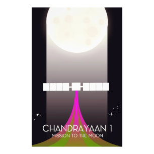 Impression Photo Mission spatiale Chandrayaan-1 vers la Lune