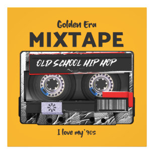Impression Photo Mixtape Ere d'Or 90's Vibes Old School Hip-Hop