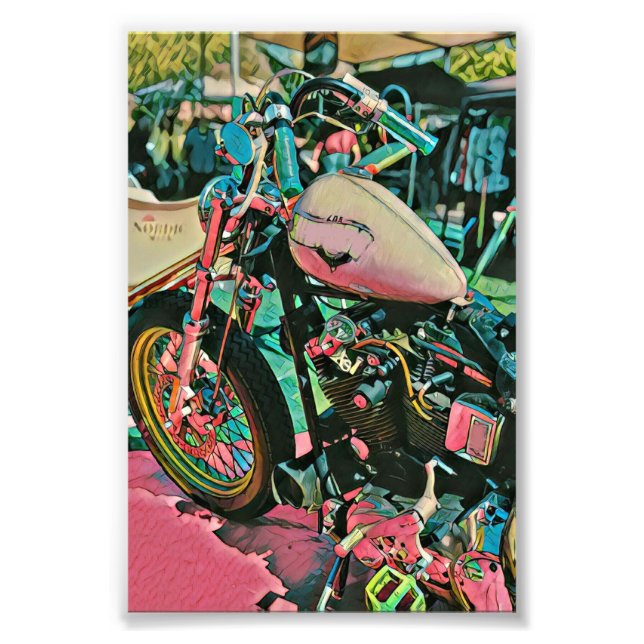 Impression Photo mocycle toxique pour papa (Devant)