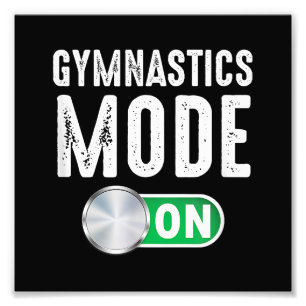 Impression Photo Mode Gymnastique Activé Entraîneur Athlète Gymnast