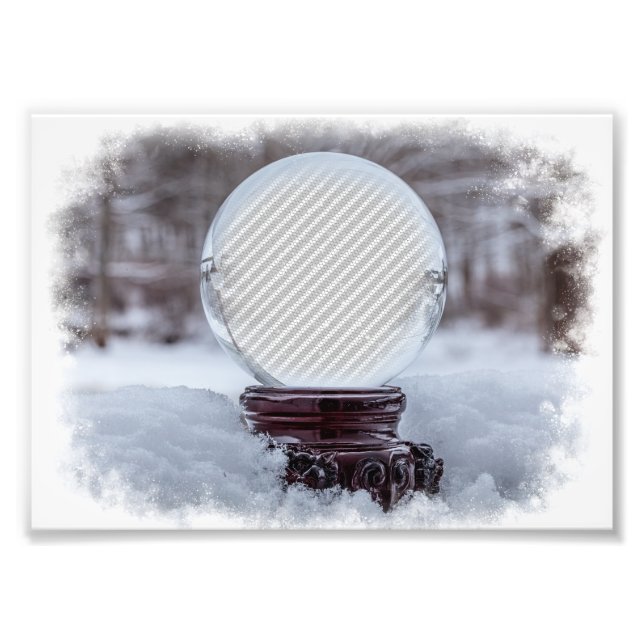 Impression Photo Modèle de boule à neige (Devant)