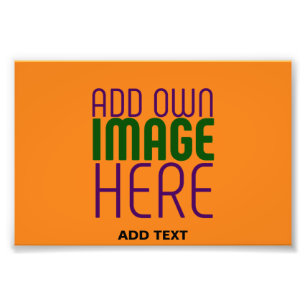 IMPRESSION PHOTO MODELE DE TEXTE IMAGE ORANGE FONCÉ ÉDITABLE MODERN