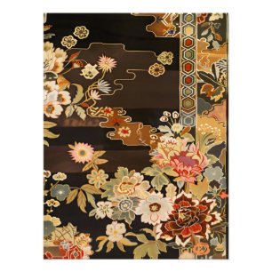 Impression Photo Modèle Floral asiatique