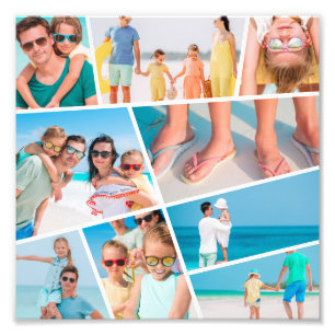 Impression Photo  Moderne Simple Amusement Personnalisé 9 Images Co