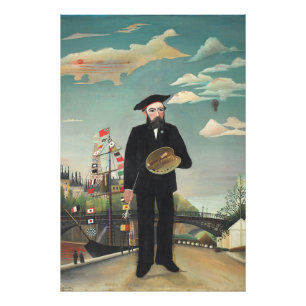 Impression Photo Moi-même : Portrait – Paysage, Henri Rousseau 1890