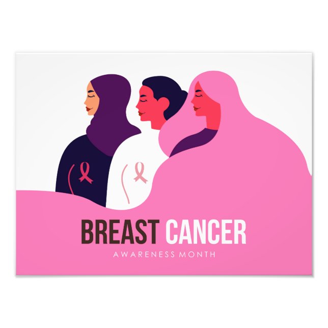 Impression Photo Mois de sensibilisation au cancer du sein (Devant)
