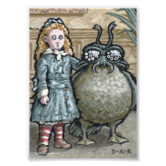 Impression Photo Mon Premier Animal #5 - Surreal Odd Goth Creator (Devant)