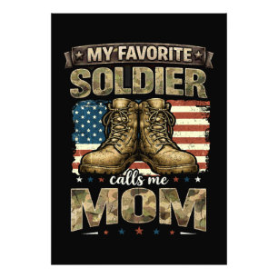 Impression Photo Mon soldat préféré m'appelle maman