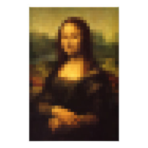 Impression Photo Mona Lisa 2 Pixellée