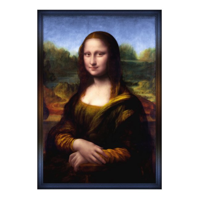 Impression Photo Mona Lisa (Portrait de Lisa Gherardini) (Devant)