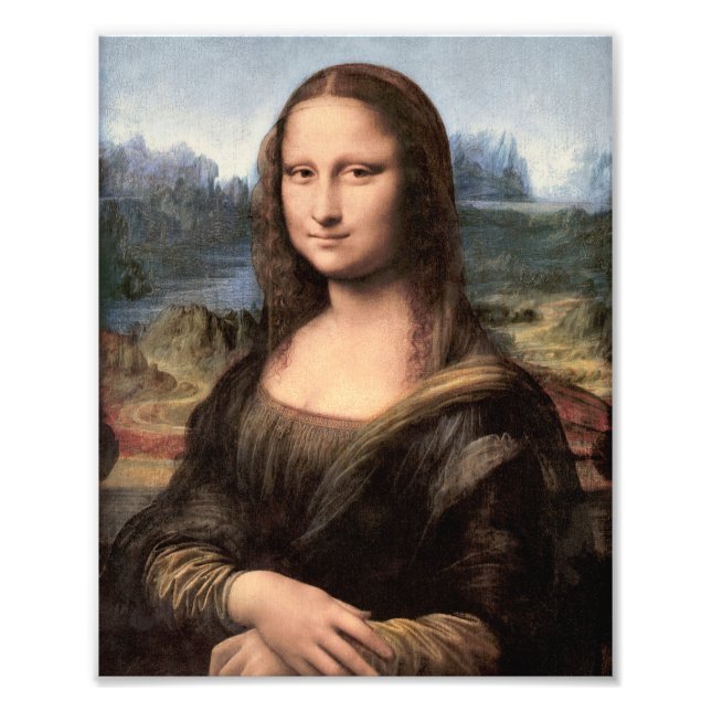 Impression Photo Mona Lisa Portrait / Peinture (Devant)