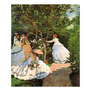 Impression Photo Monet - Les femmes dans le jardin