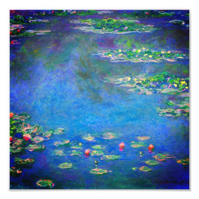 Impression Photo Monet Water Lilies 1906 (Devant)