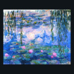 Impression Photo Monet Water Lilies Imprimer<br><div class="desc">Monet Water Lilies imprimer. Peinture à l'huile sur toile de 1916. Monet peint son fameux bassin de nénuphars de manière obsessionnelle pendant les dernières années de sa carrière, puisant son inspiration dans la lumière du soleil et son effet changeant sur l'eau, les fleurs aquatiques et le feuillage. Ce tableau, qui...</div>
