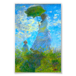 Impression Photo Monet Woman avec un parasol