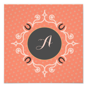 Impression Photo Monogramme équestre