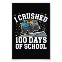 Monstre de camion 100 jours d'école 100e jour d'éc